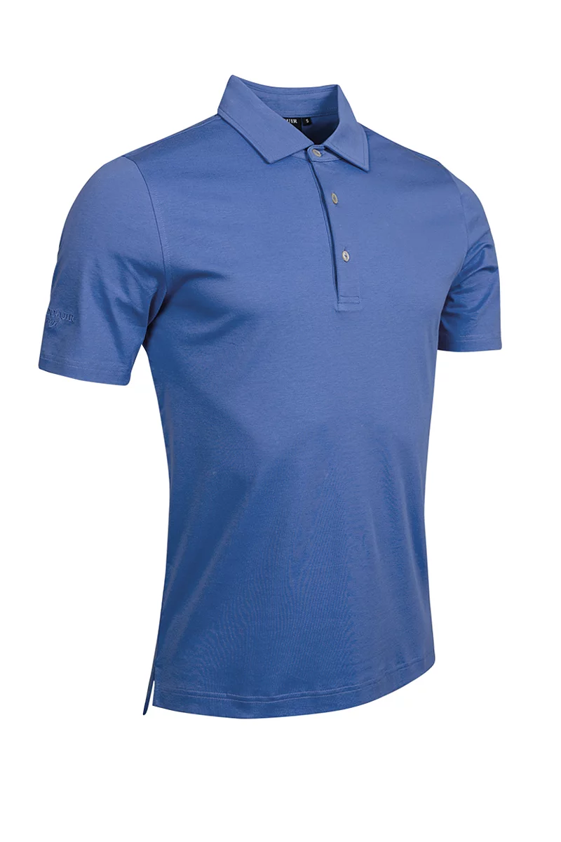 Lotus Leaf Jacquard Golf Polo