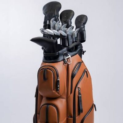 Heritage Pro Leather Golf Cart Bag